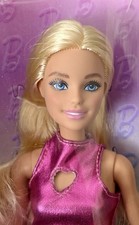 NIB Barbie Fashionistas Doll #230 Blonde w/Pink Heart Dress Valentines