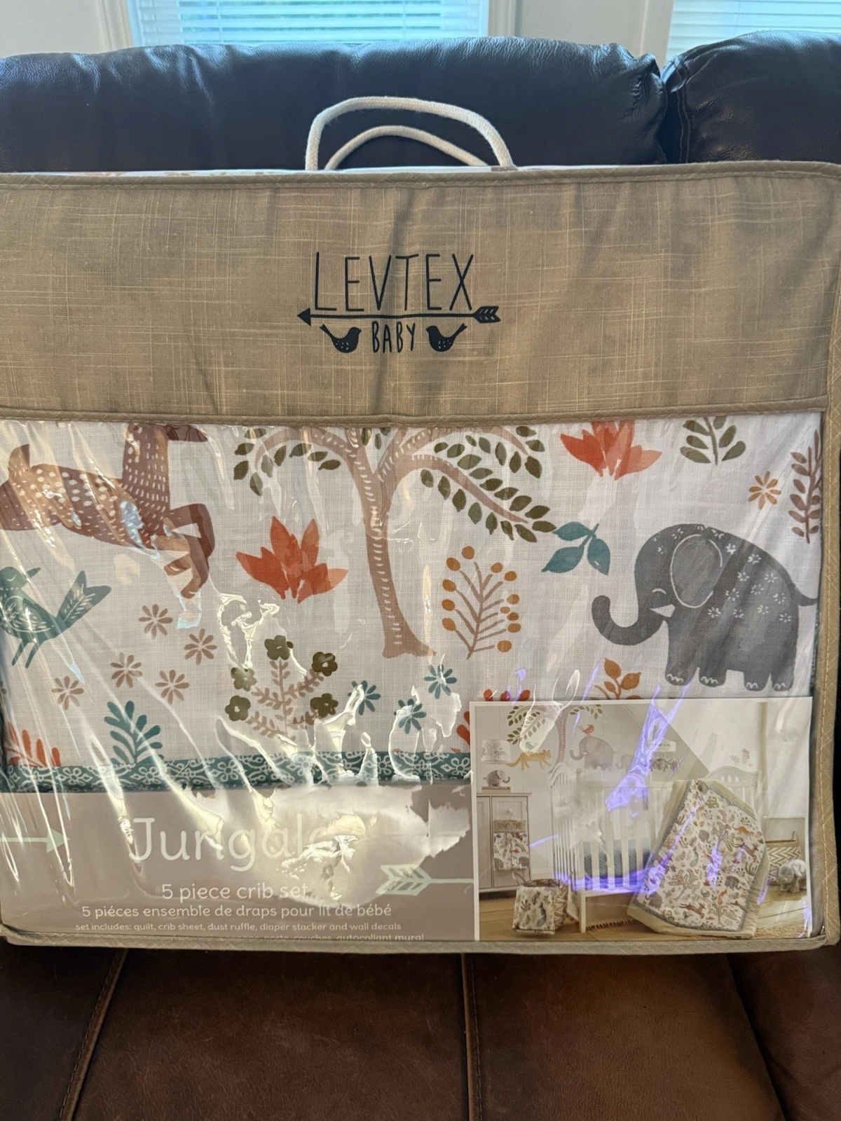 Levtex Baby Jungalo Animal Themed 5 Piece Crib Set NEW ANIMALS FOREST JUNGLE
Opens in a new window o