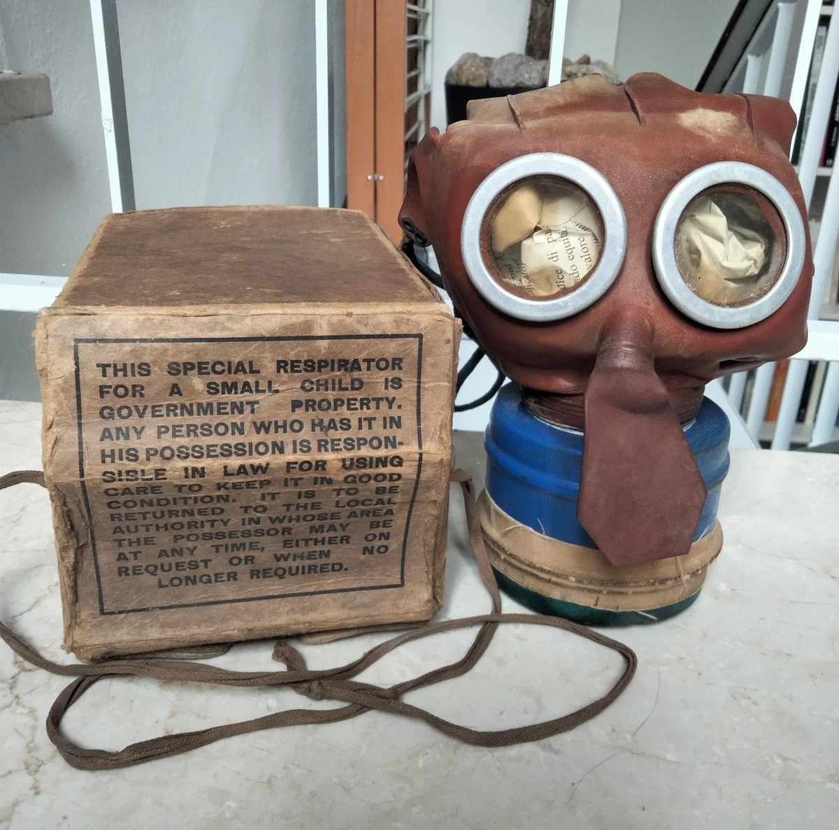 PORTA MASCHERA ANTIGAS Polivalente Italiana Ww1 Grande Guerra Scavo - Foto 4