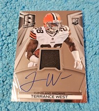 2014 Spectra RPA Terrance West Cleveland Browns Autograph Silver 44/149 #237
