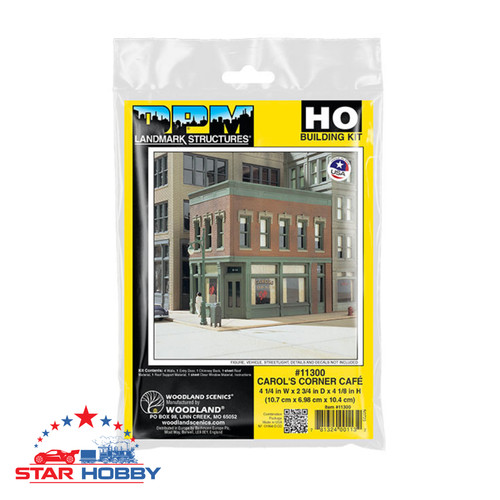 Woodland Scenics 11300 Carol's Corner Café - Kit Escala HO DPM Landmark NUEVO | Zustand: New