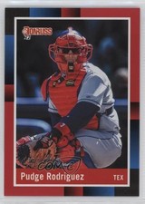 2022 Donruss Retro 1988 Variation Holo Red Ivan Rodriguez (Pudge Rodriguez) 1u6