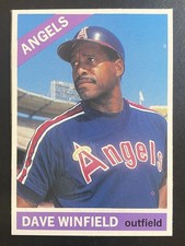 Dave Winfield 1991 Baseball Cards Magazine '66 Topps Replicas #49 HAND CUT