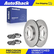 Front Brake Rotors Ceramic Pads for 2002-2006 Toyota Camry 2.4L 3.0L V6