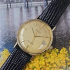 1959 Vintage 14k Solid Gold Omega Seamaster  34mm Automatic Classic & Chic