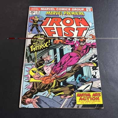 Marvel Premiere featuring Iron Fist #20 Jan 1975. Fn+ Ww6