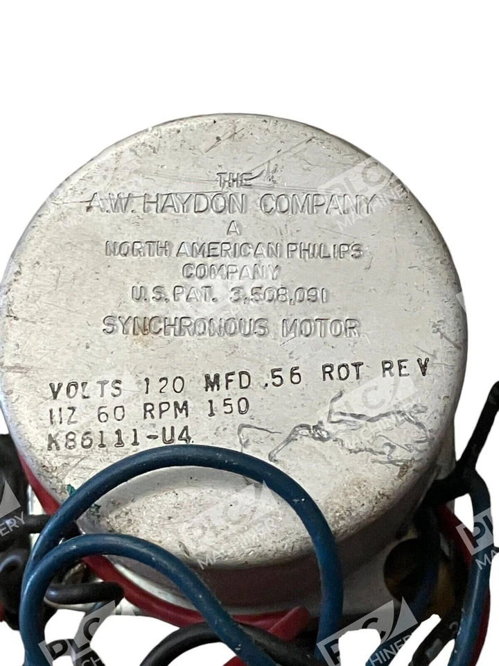 A.W. Haydon Company K86111-U4 120V 56MFD ROT REV 60Hz 150RPM - Image 2 of 3