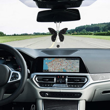 Bling Butterfly Diamond Car Hanging Accessories, Crystal Car Rear View Mirror...