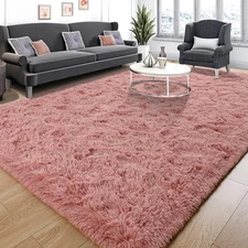  Super Soft Fluffy Rugs for Bedroom, Shag 5x8 Area Rugs for Living Room, 