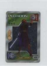 Mini tarjetas Sabritas Star Wars The Clone Wars 2009 Plo Koon #43 07qw