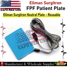 Ellman Surgitron 4.0 Dual RF 90 H4 Grounding Patient Plate Valley-Lab Connector
