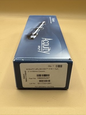 Sealed Waters Acquity UPLC CSH C18 1.7um, 2.1x100mm HPLC Column; 186005297