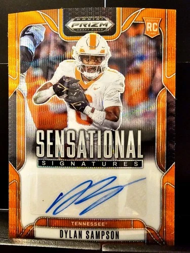 2025 Panini Prizm Draft Picks Dylan Sampson Rookie Sensational Signatures /75
