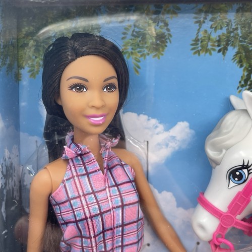 Barbie Mattel Cavaliere Equitazione Cavallo Bianco Playset Nikki Friend Bambola 11" 2016 - Foto 2 di 6