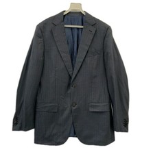 Ermenegildo Zegna Su Misura Mila Wool Silk Blazer Jacket 50R - 40R US Blue 183
