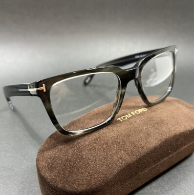 Tom Ford FT5304 093 Shiny Light Green Tort Eyeglasses Size