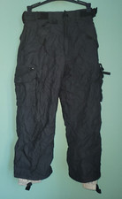 BOYS TURBINE BLACK BOARDWEAR SNOW SKI SNOWBOARD SNOW PANTS BOYS SIZE XS 4 5