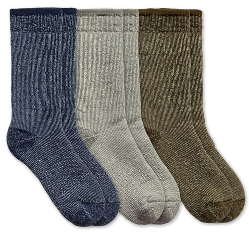 Calcetines Jefferies para hombre mujer 50 % lana merino cojín grueso media pantorrilla bota calcetín 3P - Imagen 7 de 8