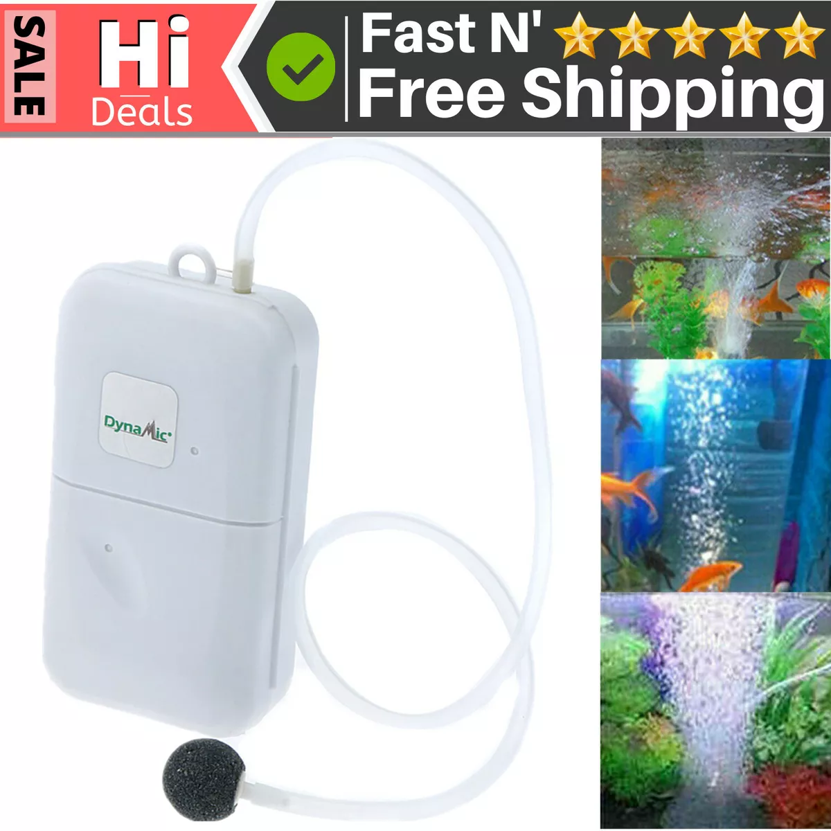 Fish clearance aerator pump