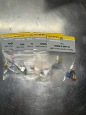 8 Radio Shack Mini Toggle Switches 10a 125v Or 6a 250v # 275-324 8 For One Price