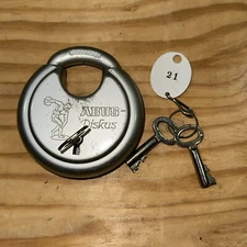 ABUS DISKUS # 35/85 Padlock Lock with 3 Keys Germany