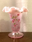 Fenton 100th Anniversary Shelley Fenton Signed Hand-painted Vase with label