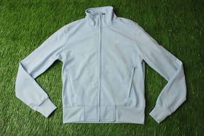 NIKE ORIGINAL CASUAL WOMENS BLUE TRACK TOP JACKET SIZE M (38/40