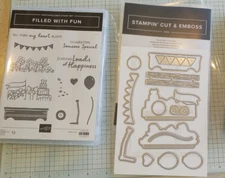 Stampin Up - Filled with Fun - bundle, retired, wagon