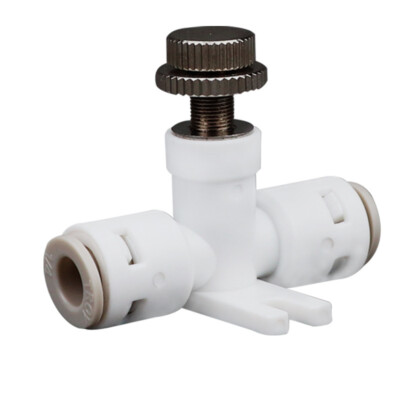 Needle Valve 1/4'' Quick Connect for Pressure Adjust of Reverse Osmosis RO System