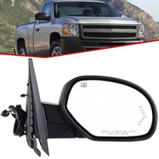 Mirror For 2007-2014 Chevrolet Tahoe Power Folding Heated Signal Passenger Side