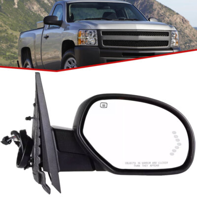 #ad Mirror For 2007 2014 Chevrolet Tahoe Power Folding Heated Signal Passenger Side $86.09