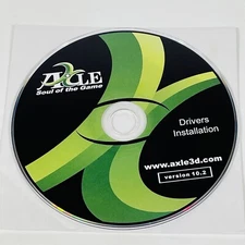 Axle Soul of the Game Drivers Installation version 10.2 Software CD