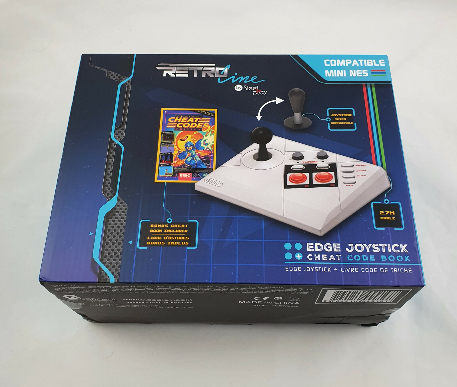 Joystick Edge Mini Steelplay l'accessoire haut de gamme pour console rétro
