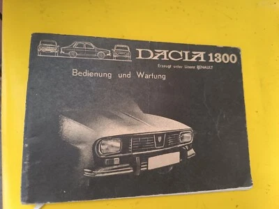 Dacia Betriebsanleitung 1300 Original - Bild 1 von 4