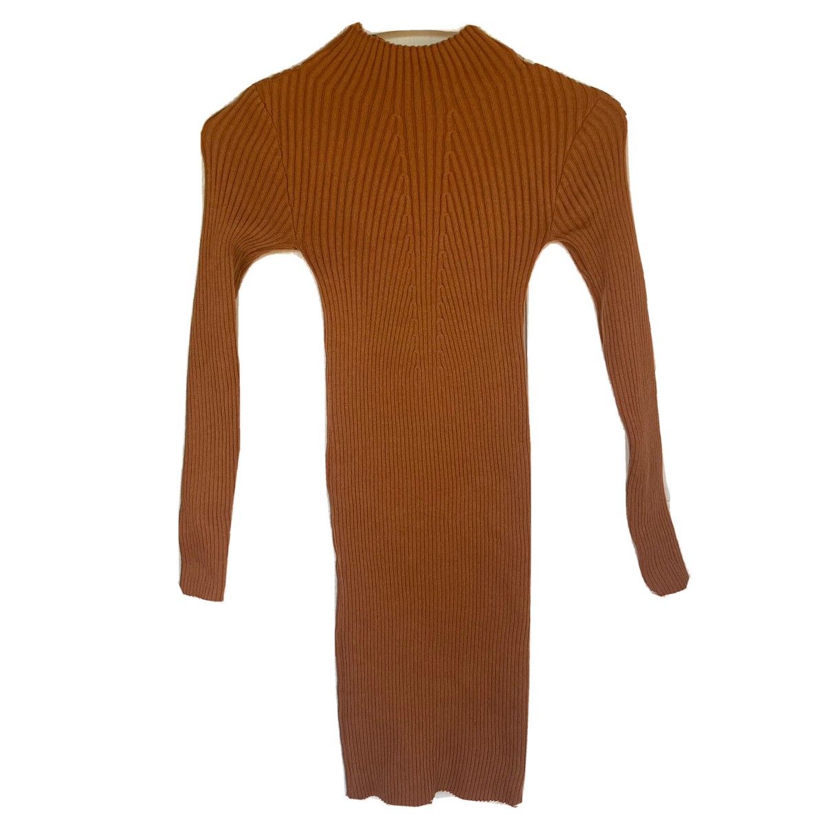 Ladies Womens Dress Cable Knit Long Sleeve Sweater Bodycon Brown Mock Neck Fall | eBay Ladies Womens Dress Cable Knit Long Sleeve Sweater Bodycon Brown Mock Neck Fall | eBay