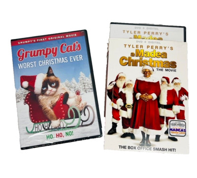 Tyler Perry Madera Christmas And Grumpy Cats Worst Christmas Holiday Dvd New