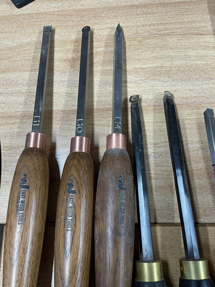 11 X Carbide Woodturning Chisels eBay