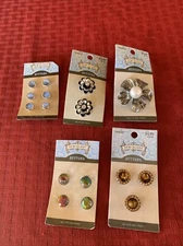 Sew-ology Buttons. 5 Packages.