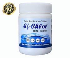 4g Water Purification Tablets, 20-Pack, 1 Tablet Treats 1000–1200L, for Disaster
