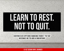 Motivational Large Quote Wall Art for Home Gym