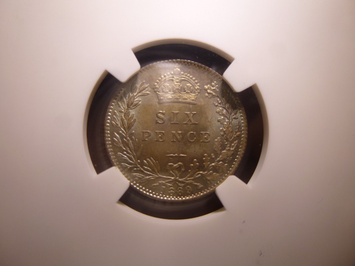 1889 Great Britain 6P Six Pence Silver NGC MS65 | eBay