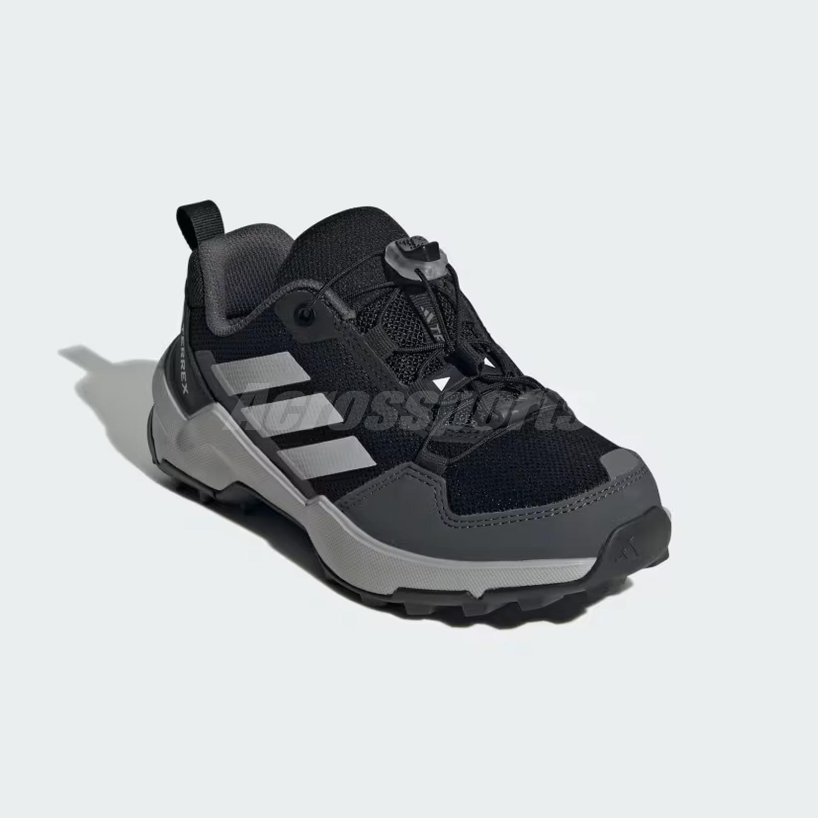 adidas Terrex AX4S SL K Black Grey Kids Preschool Trail Running Shoes IH2875 adidas Terrex AX4S SL K Black Grey Kids Preschool Trail Running Shoes IH2875
