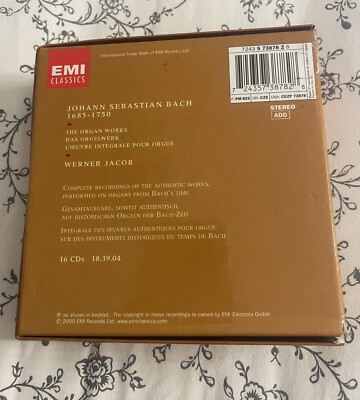 ★美品★Bach Organ Works 　　　　　　　ボックスセット全17枚 ☆美品☆Bach Organ Works ボックスセット全17枚 ☆美品☆Bach Organ