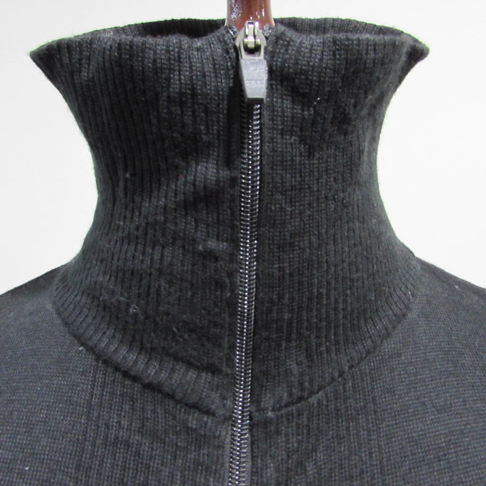 Zara Man Mens Crew Plain Cardigan Wool Blend Chest 44/46 Size XL REF (Y18803) - Image 3 of 4