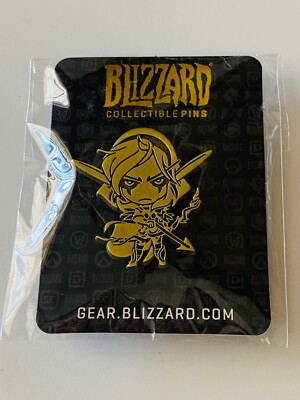 Blizzard Warcraft WoW Cute but Deadly Sylvanas *Gold* Pin 2015 Blizzcon