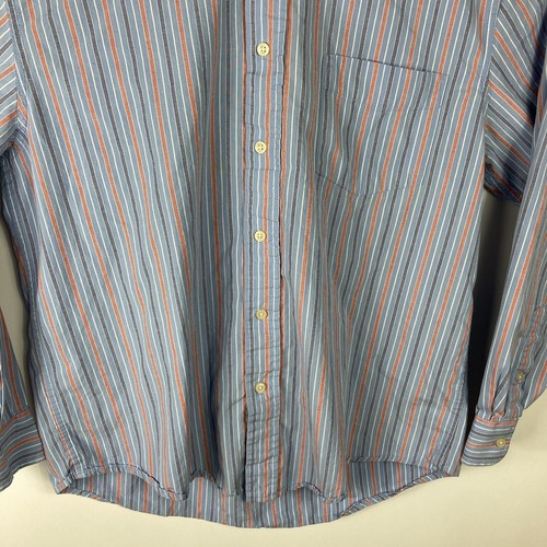 Old Navy Button Down Shirt Men’s Casual Striped Collared Long Sleeve - Picture 3 of 10