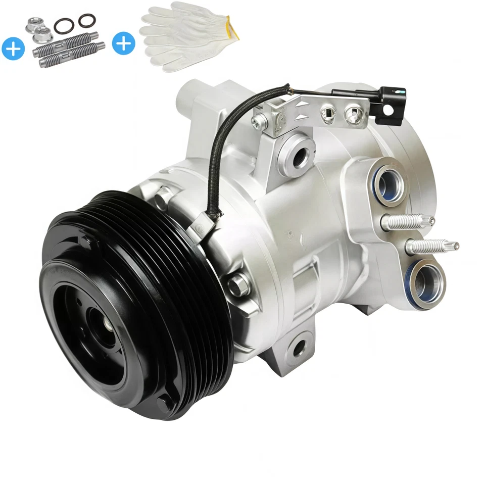 NEW A/C AC Compressor Fits: 2010 2011 2012 2013 Ford Transit Connect L4 2.0L Foto 3 de 4