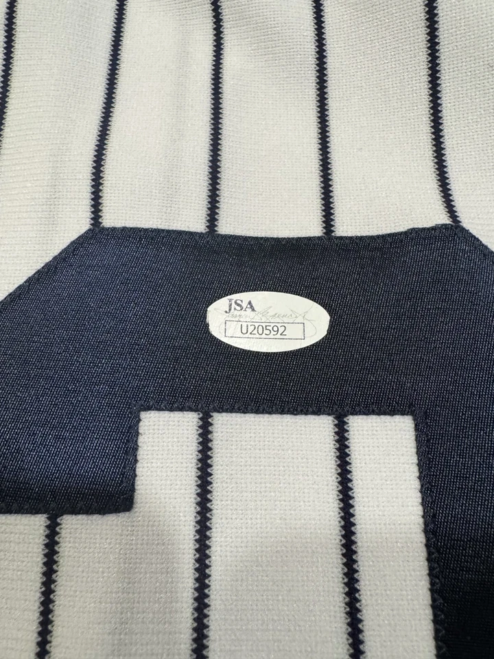 ALEX RODRIGUEZ AROD SIGNED AUTO 2009 AUTHENTIC WORLD SERIES Jersey JSA CERT - Image 4 of 4