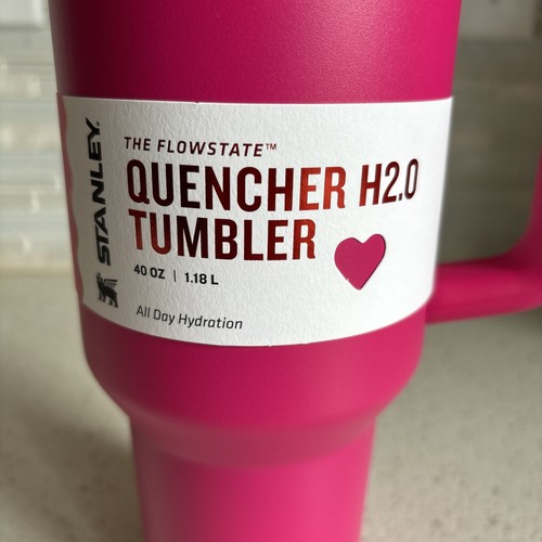 Vaso Stanley Cosmo Pink Target 2024 Día de San Valentín 40 oz 100 % auténtico EE. UU. - Imagen 3 de 14