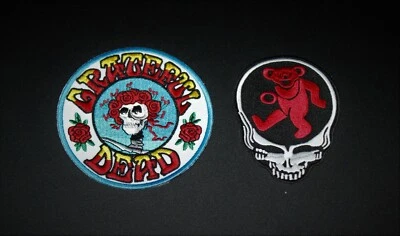 GRATEFUL DEAD EMBROIDERED PATCH JERRY GARCIA THE DEAD - ONE OF EACH DESIGN